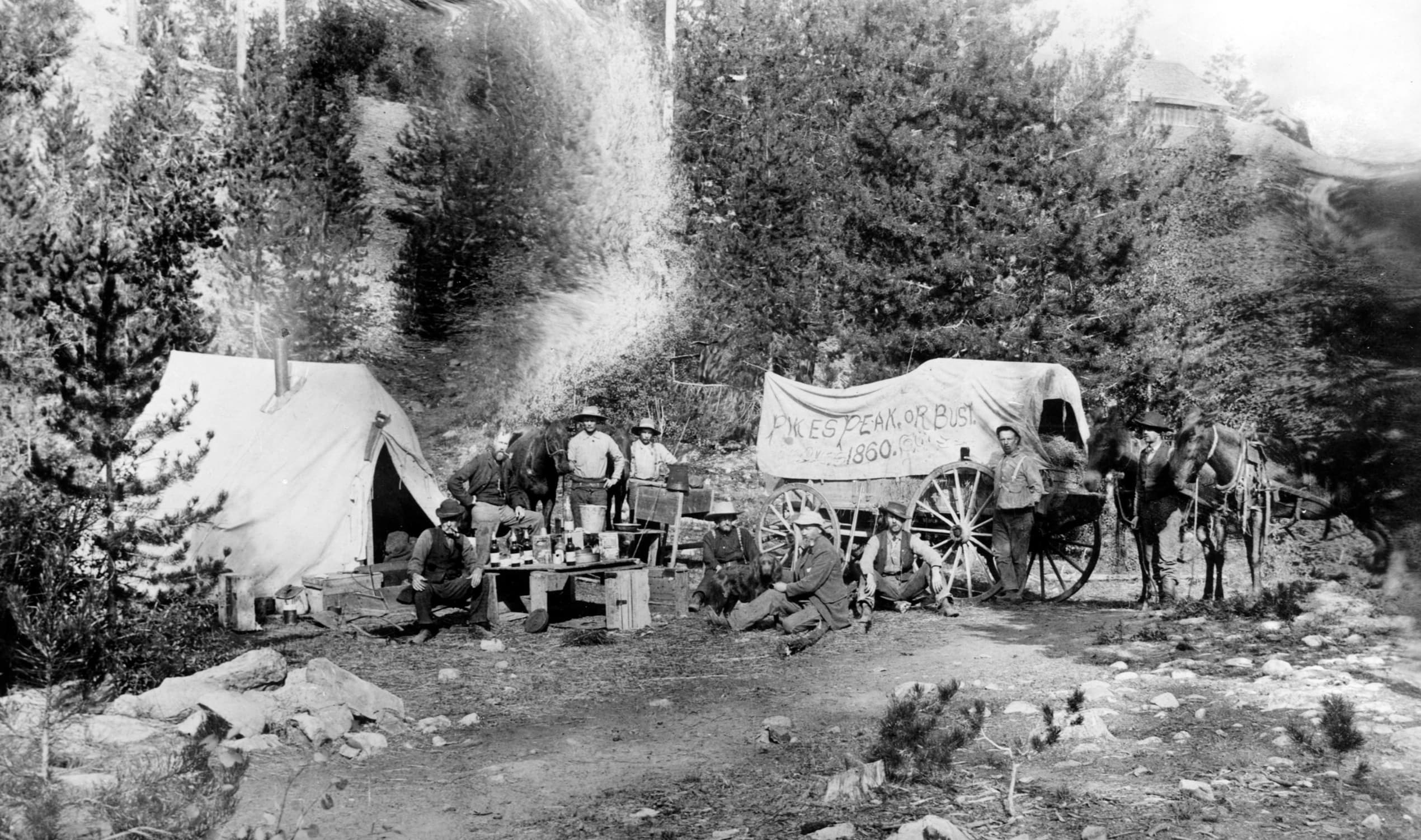 monochrome - Pkes Peak Or Bust 1860